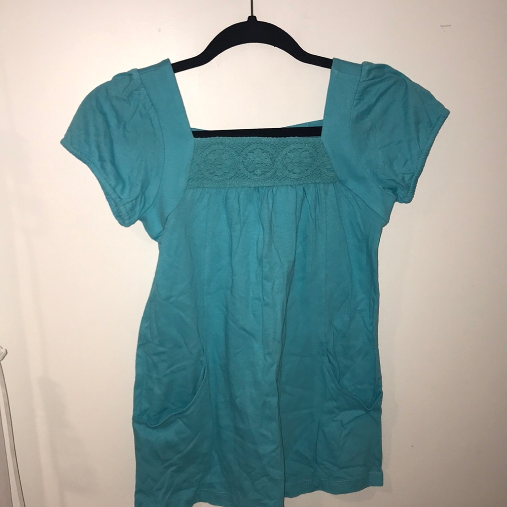 A blue t-shirt